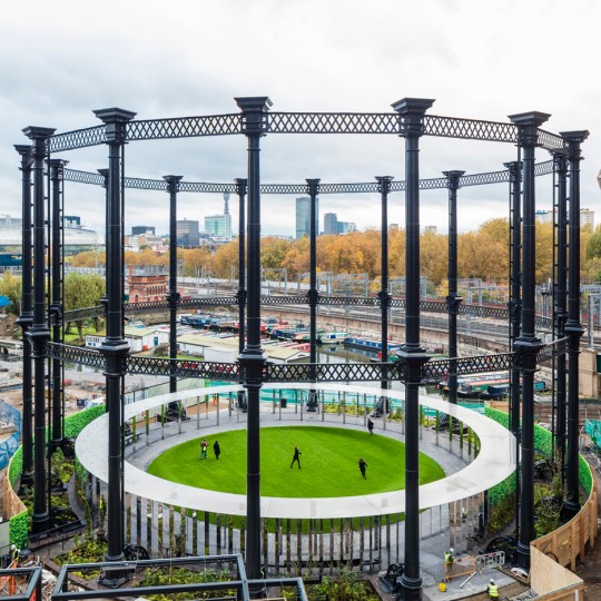 Gasholder Park by Bell Phillips