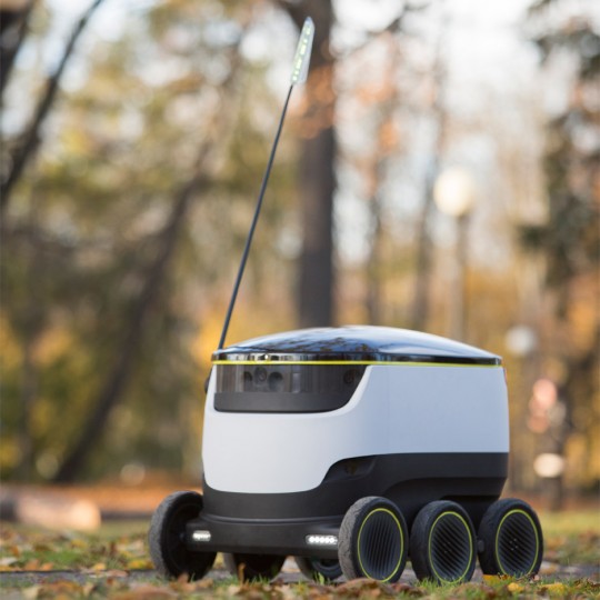 Grocery delivering robots by Skype