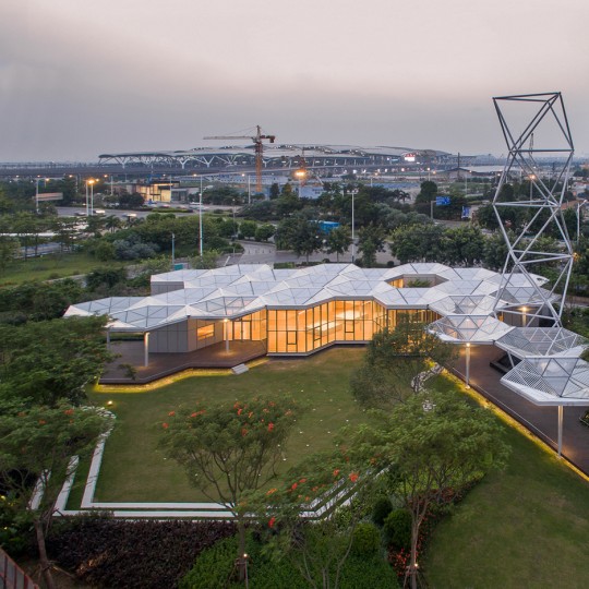 HEX-SYS modular building system by OPEN Architecture