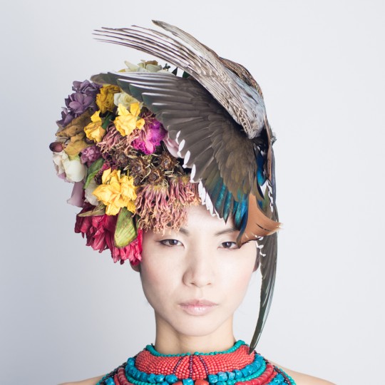 Hanayuishi Takaya taxidermy headdress