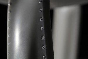 Inflated Corian chair by Rachel Harding