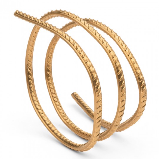 Gold jewellery by Ai Wei Wei at the London jewellery gallery, Elisabetta Cipriani
