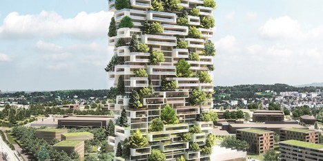 La Tour des Cedres in Lausanne, Switzerland by Stefano Boeri Architetti