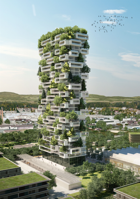 La Tour des Cedres in Lausanne, Switzerland by Stefano Boeri Architetti