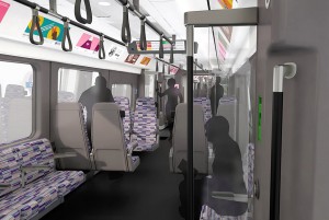 London Crossrail trains by Barber and Osgerby