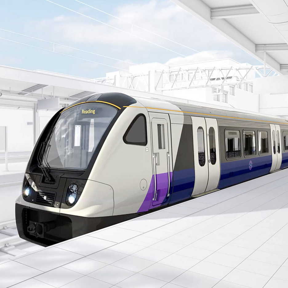 London Crossrail trains by Barber and Osgerby