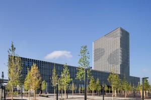 University of Luxembourg's Maison du Savoir by Baumschlager Eberle and Christian Bauer & Associés Architectes