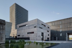 University of Luxembourg's Maison du Savoir by Baumschlager Eberle and Christian Bauer & Associés Architectes
