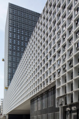 University of Luxembourg's Maison du Savoir by Baumschlager Eberle and Christian Bauer & Associés Architectes