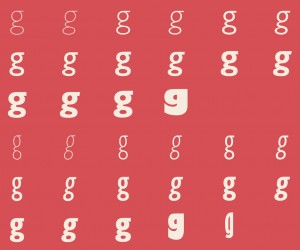 Eric Gill typeface series by Terrance Weinzierl