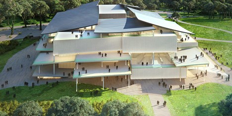 National Gallery of Hungary by SANAA