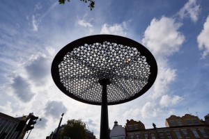 Ommatidium sculpture by Sam Wilkinson