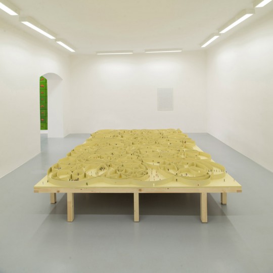 Infinite Motive project by Pezo von Ellrichshausen as part of the exhibition Finite Format at the Gallery of Contemporary Art in České Budějovice
