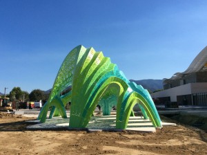 Pleated Inflation by Marc Fornes in Argeles, France