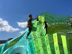 Pleated Inflation by Marc Fornes in Argeles, France