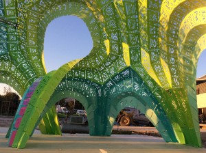 Pleated Inflation by Marc Fornes in Argeles, France