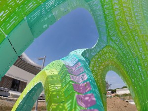 Pleated Inflation by Marc Fornes in Argeles, France