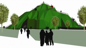 Proposed Serpentine Gallery Pavilion 2004 by MVRDV