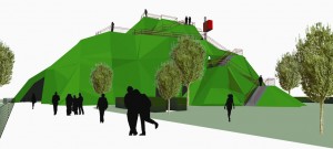 Proposed Serpentine Gallery Pavilion 2004 by MVRDV