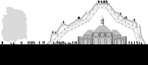 Proposed Serpentine Gallery Pavilion 2004 by MVRDV