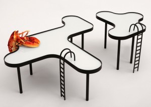Swimming pool table by Estudio Rain