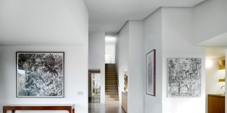 Rooms are loosely divided up inside Flint House by Skene Catling de la Peña