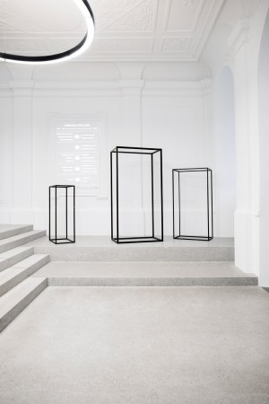 Renovated entrance hall in Ljubljana by Svet Vmes Architects