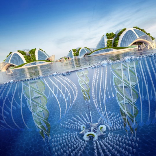 Aequorea Oceanscraper by Vincent Callebaut