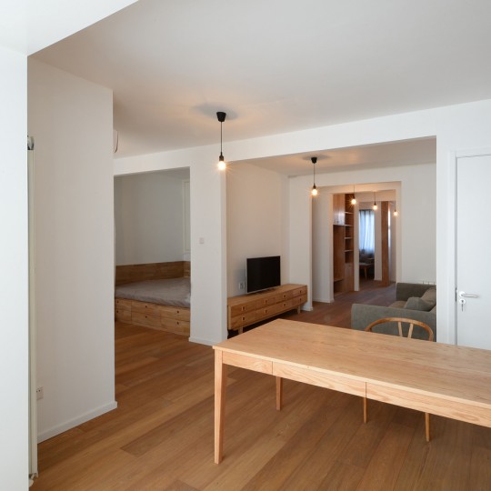 Lee Chul and Liu Jing knock through walls to open up spaces in a Beijing apartment