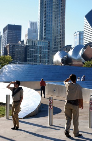 BP Pedestrian Bridge by Frank Gehry