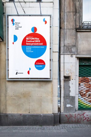 Warsaw's Beton film festival brand identity by UVMW