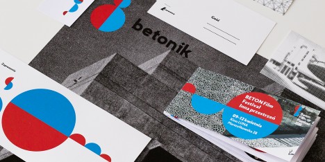 Warsaw's Beton film festival brand identity by UVMW