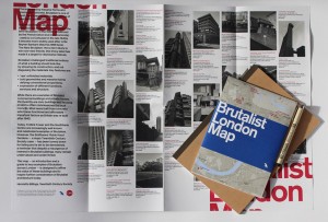 Brutalist London Map Twentieth Century Society