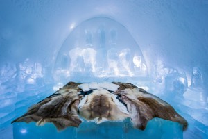 Ice hotel interiors feature