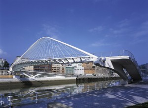 Campo Volantin Footbridge by Santiago Calatrava