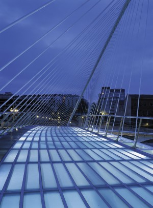 Campo Volantin Footbridge by Santiago Calatrava