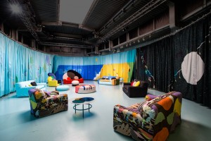 2014 Chair Lift installation by Martino Gamper and Peter McDonald for Moroso