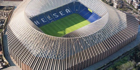 Herzog & de Meuron submits plans for Chelsea football stadium redesign