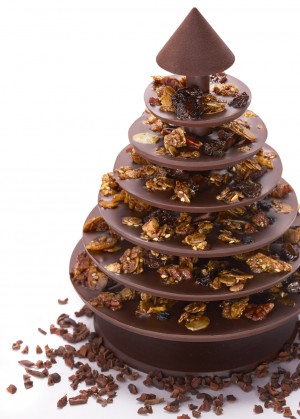Flatpack chocolate tree by Alain Ducasse