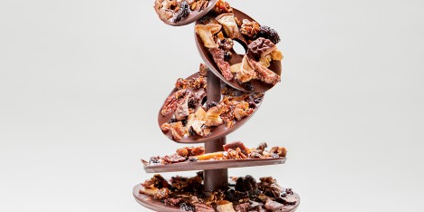 Flatpack chocolate tree by Alain Ducasse