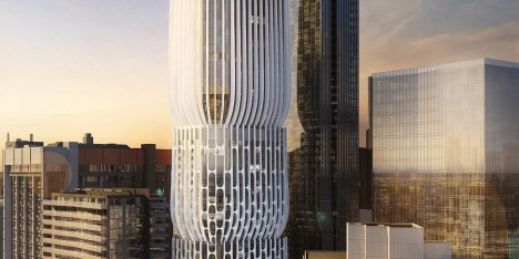 Zaha Hadid plans Melbourne skyscraper made up of stacked “vases”