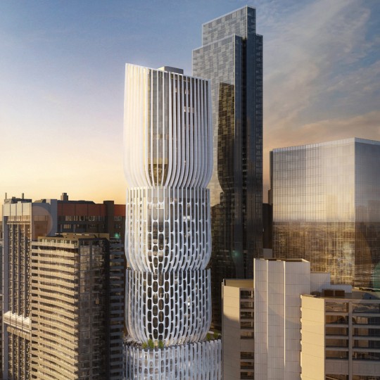 Zaha Hadid plans Melbourne skyscraper made up of stacked “vases”