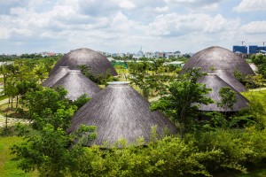 Diamond Island Community Center by Vo Trong Nghia Architects