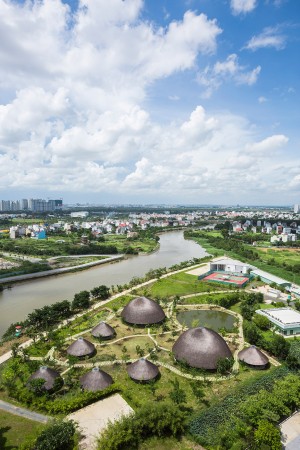 Diamond Island Community Center by Vo Trong Nghia Architects