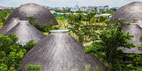 Diamond Island Community Center by Vo Trong Nghia Architects