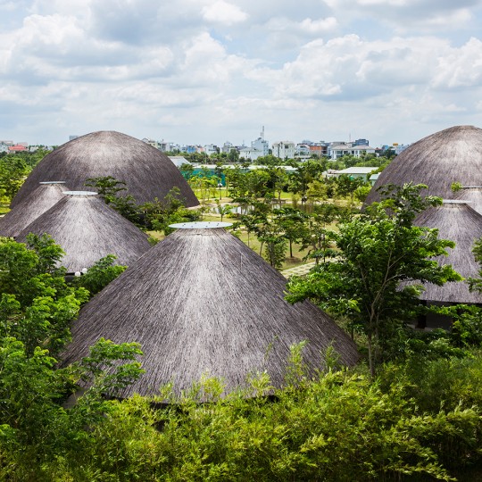 Diamond Island Community Center by Vo Trong Nghia Architects