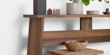 David Chipperfield extends furniture range for e15 with minimal table and sideboard