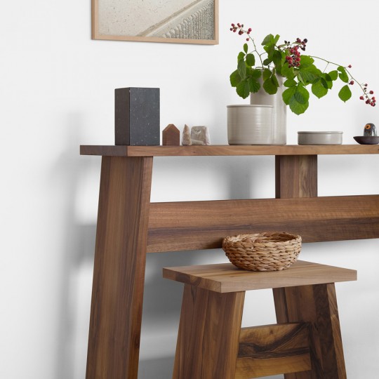 David Chipperfield extends furniture range for e15 with minimal table and sideboard