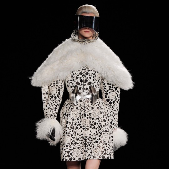 Fall 2012 Ensemble by Sarah Burton for Alexander McQueen-