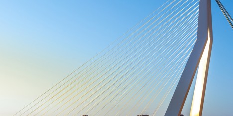 Erasmus Bridge by Ben van Berkel